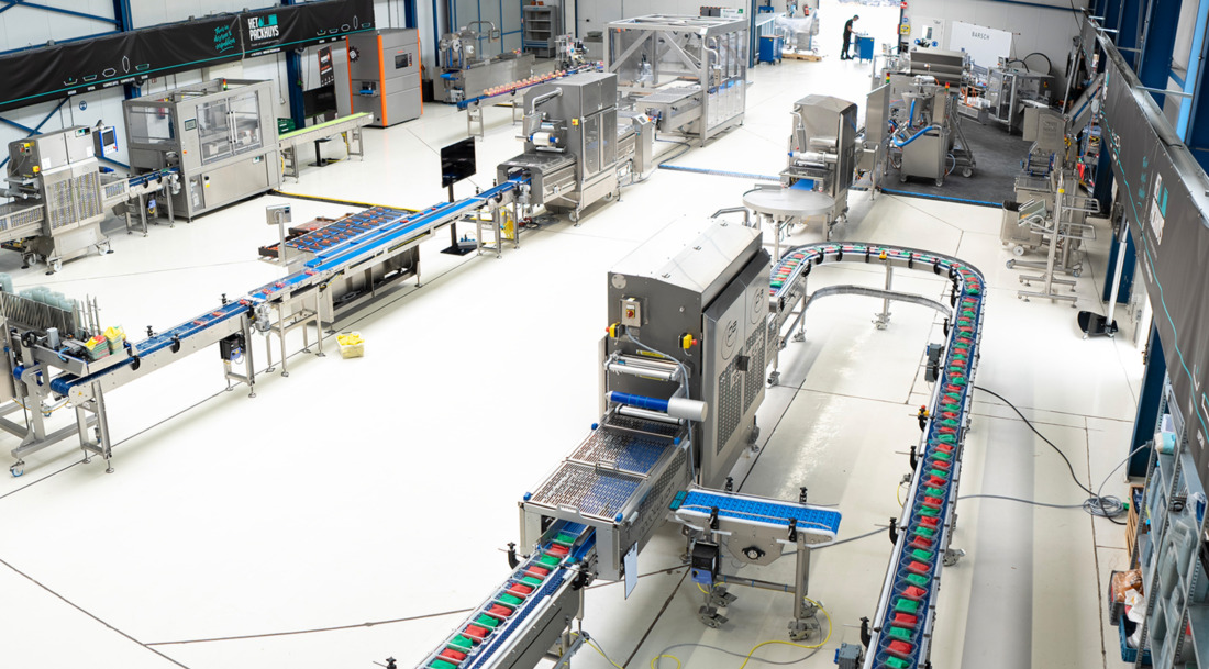 Het Packhuys Showroom Halsteren complete lijnoplossingen AGF Ready Meals