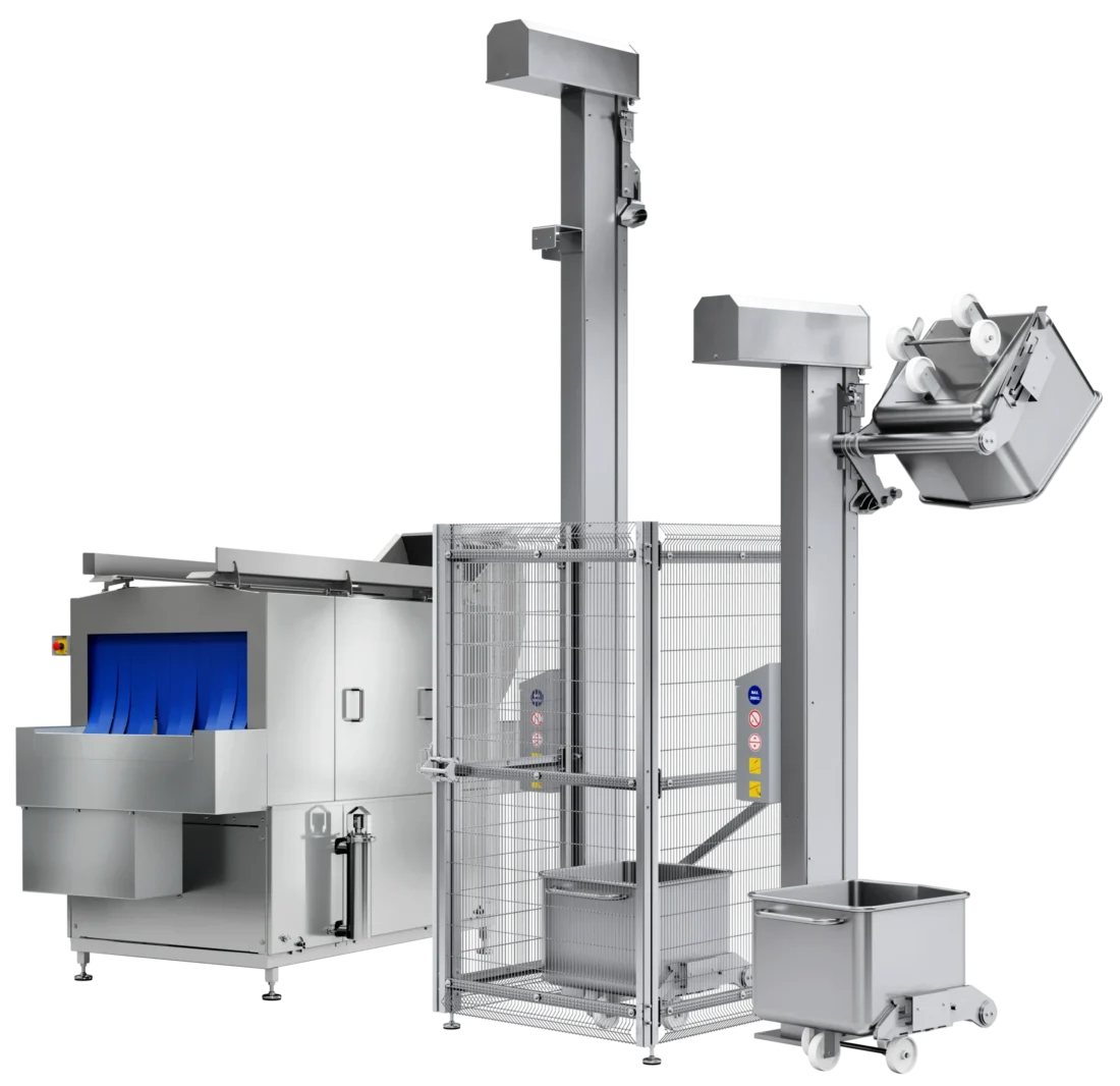 Kittner Normwagenliften Krattenwasmachine