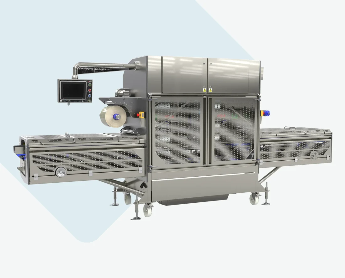 Packaging Automation REV7 topseal trayseal machine vooraanzicht