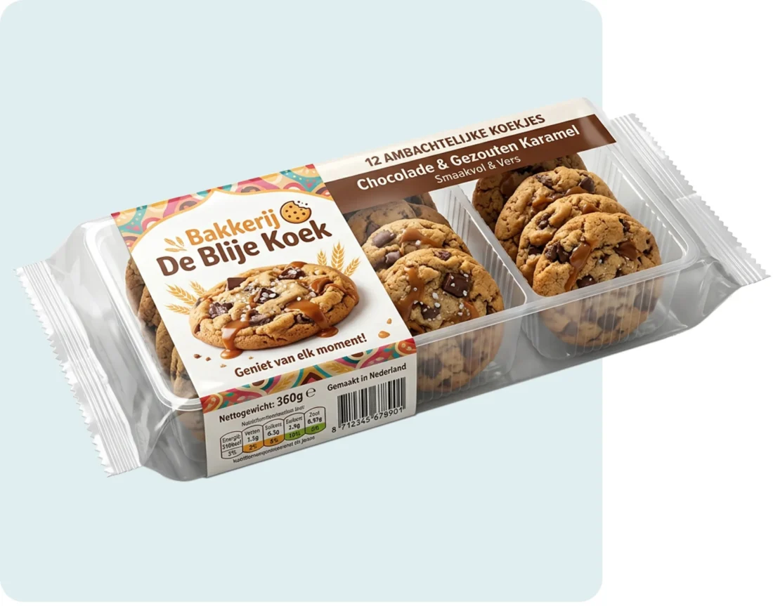 Barsch Flowpack Koekjes onderseal